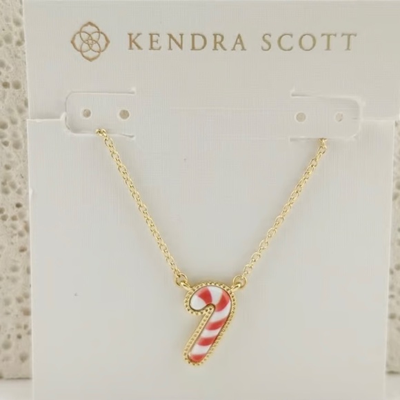 Kendra Scott Candy Cane Gold Necklace - Picture 2 of 2